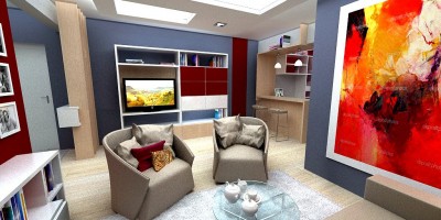 Design interior 3D living